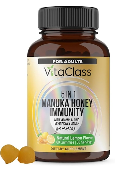 Vitaclass 5 In 1 Manuka Honey Immunity For Adults 60 Gummies