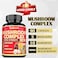 Satoomi 10in1mushroom Supplement Complex - Lions Mane, Cordyceps, Reishi, Chaga - Brain Supplements For Memory And Focus - 3month Supply