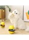 Okbuynow Cat Play Toy Funny Tumbler Food Dispenser Interactive Treat Toy With 2 Rolling Balls Improve Iq Slow Feeder Puzzle Mental Exercise Supplyyellow, Cattoy05-Y