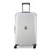 Securitime Zip 55cm Hardcase 4 Double Wheel Cabin Luggage Trolley Silver