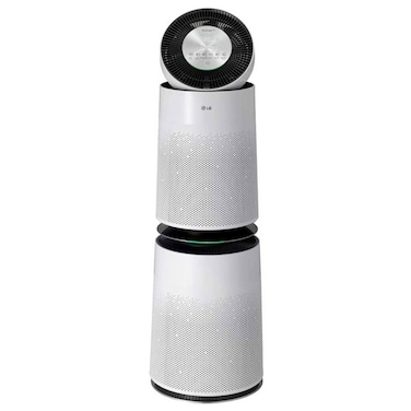 LG PuriCare 360&deg; Air Purifier AS10GDWH0, White, H13 HEPA Filter, Child Lock, Inverter Motor