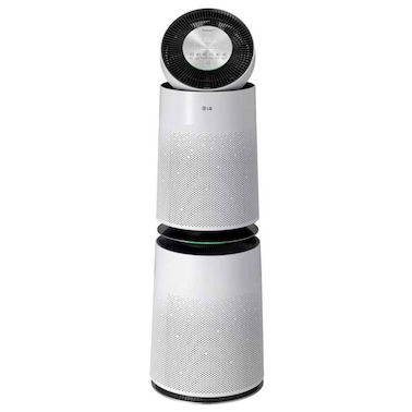 LG PuriCare 360&deg; Air Purifier AS10GDWH0, White, H13 HEPA Filter, Child Lock, Inverter Motor