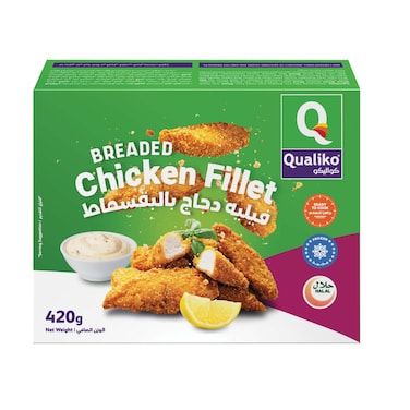 Qualiko Breaded Chicken Fillet 420g