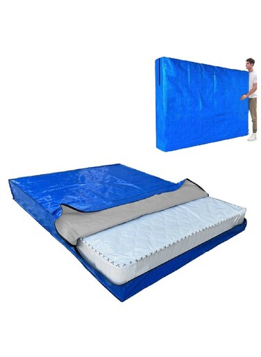 Moving Bag with Zipper &acirc;&euro;&ldquo; Heavy Duty Mattress Protector Cover for Moving and Storage &acirc;&euro;&ldquo; Fits Twin Size Mattresses &acirc;&euro;&ldquo; Reusable &amp; Waterproof, 1.2x2M, MAT-PY139-7