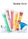 Pieces Popsicle Bags, Disposable Ice Popsicle Mold Bags, Ice Pop Mold Bags with Funnel, Pop Mold Bags for Healthy Snacks, Yogurt Sticks, Juice, Fruit Smoothies (Clear). The funnel is a random color.