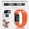 Silicone Wristband Compatible with Whoop 5.0 Band, Comfort Durable Soft Adjustable Silicone Sports Loop Strap for Men &amp; Women, with U Shapped Connector Orange - One/Peak