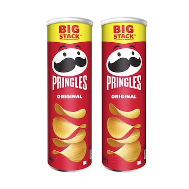 Pringles Original Potato Chips, 200g Pack of 2