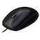 Logitech M100 Wired USB Mouse with Optical Tracking, Black