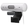 Logitech Brio 500 Full HD 1080p Webcam with Auto Light Correction and Show Mode, Off-White
