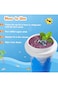 Slushie Maker Cup, TikTok Magic Quick Frozen Smoothies Cup, Double Layer Squeeze, Blue