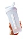 Protein Powder Shaker Bottle, 621ml Shaker Bottle with Storage, Leak Proof Protein Shaker Bottle with Storage for Whey, Vegan, Creatine, BCAA, Perfect for Pre/Post-Workout