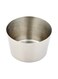 Met Lux 3.1 x 2 Inch French Fry Cup, 1 Short French Fry Holder - Satin Finish, Durable, Stainless Steel Fry Cup, For Serving Chips, Onion Rings, Tater Tots, or Vegetables,