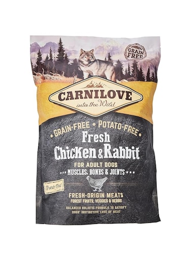 Carnilove Fresh Chicken &amp; Rabbit for Adult Dogs 1.5kg
