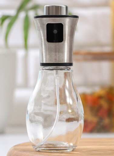Dispenser, Olive Oil Sprayer, 200Ml Spray Bottle For Oil, Olive Oil Sprayer Mister For Olive Oil Spray Vinegar Bottle Glass For Salad, Bbq, Kitchen Cooking, Baking, Roasting, Grilling, Cooking