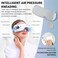 Smart Eye Massager with Heat and Vibration &ndash; Heated Eye Mask Massager for Dry Eyes, Sinus Relief &amp; Eye Strain, Bluetooth Sleepmask, Massage Eye Mask for Relaxation &amp; Migraine