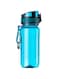 Uzspace 6017 Tritan Plastic Water Bottle, 350 ml Capacity, Cyan