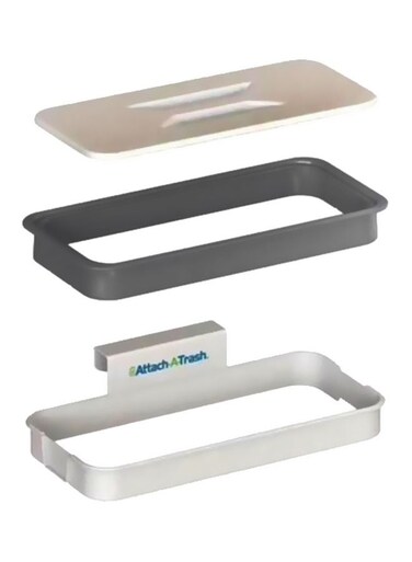 Kitchen Tools Garbage Bag Holder White/Grey
