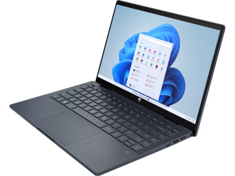 HP Pavilion x360 2-in-1 Laptop 14-ek1029ne, Intel Core i5-1335U, 8GB RAM, 512GB SSD, 14-inch FHD IPS Touch, Windows 11 Home, Space Blue, Backlit English/Arabic Keyboard- A00CBEA#ABV