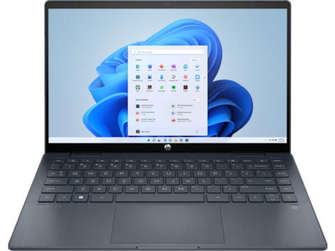 HP Pavilion x360 2-in-1 Laptop 14-ek1029ne, Intel Core i5-1335U, 8GB RAM, 512GB SSD, 14-inch FHD IPS Touch, Windows 11 Home, Space Blue, Backlit English/Arabic Keyboard- A00CBEA#ABV