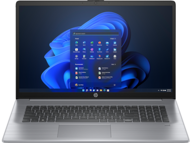 HP 470 G10 Notebook PC, Intel Core i7-1355U, 16GB RAM, 512GB SSD, FreeDOS OS, Asteroid Silver, English Keyboard- 85C22EA#BH5