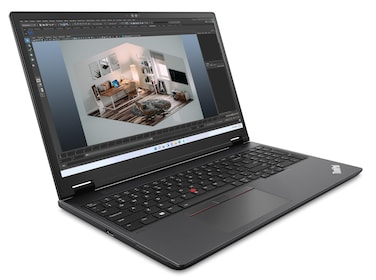 Lenovo ThinkPad P16v Gen 2 16" WUXGA IPS Mobile Workstation Laptop, Intel Core Ultra 7 155H CPU, 16GB DDR5 RAM, 512GB SSD, NVIDIA RTX 500 Ada 4GB Graphics, Wi-Fi 6E, Windows 11 Pro, Black