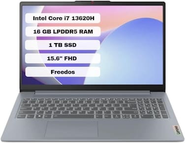 Lenovo IdeaPad Slim 3 Core i7-13620H, 16GB RAM, 1TB SSD, 15.6" FHD IPS, Grey, Windows 11, Arctic Grey (Upgrade)