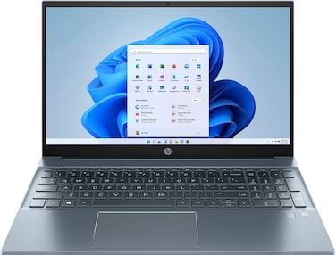 HP 2024 Pavilion Laptop, 15.6inch Laptop, AMD Ryzen 7 5700U 64GB RAM, 2TB SSD, AMD Radeon Graphics, 15.6" Full HD, B &amp; O Audio, WiFi 6, Bluetooth, Webcam, Horizon Blue + FREE BAG-International Version