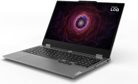 Lenovo LOQ 15ARP9 Gaming Laptop, AMD Ryzen 7 7435HS, 24GB RAM, 512GB SSD, 6GB NVIDIA GeForce RTX 4050, 15.6-inch FHD IPS, DOS OS, Luna Grey, Backlit English KB- 83JC002URM (International Version)