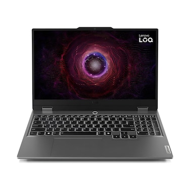 Lenovo LOQ 15ARP9 Gaming Laptop, AMD Ryzen 7 7435HS, 16GB RAM, 512GB SSD, 6GB NVIDIA GeForce RTX 4050, 15.6-inch FHD IPS, WIN 11 Home, Luna Grey, Backlit English KB- 83JC007KUS (International Version)