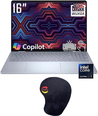 Lenovo Yoga Slim 7i Aura Edition Laptop 15.3" 3K Touchscreen &ndash; Intel Core Ultra 7, 32GB LPDDR5x, 1TB SSD, Intel Arc Graphics, Copilot+ AI PC, Windows 11 &ndash; Luna Grey