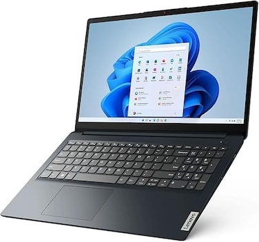 Lenovo IdeaPad 1 15IJL7 Laptop with 15.6" FHD IPS Anti-glare Display, Celeron&reg; N4500, 8GB RAM, 512GB SSD, Integrated Intel UHD Graphics, Eng Arb, W11 Pro, Abyss Blue, International Version (Upgraded)
