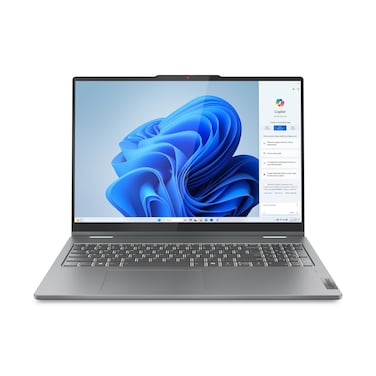 Lenovo IdeaPad 5 2-in-1 16IRU9, 16" WUXGA Touch IPS Display, Intel Core 5 120U, 16GB LPDDR5X RAM, 512GB SSD, Intel Graphics, Backlit ENG Keyboard, Luna Grey