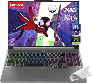 Lenovo Legion 5i 16" Gaming Laptop - Intel Core Ultra 9 275HX - GeForce RTX 5060 - WQXGA (2560x1600) - Windows 11 Pro-W/Mouse pad (64GB RAM   4TB PCIe SSD+pro)-International Version
