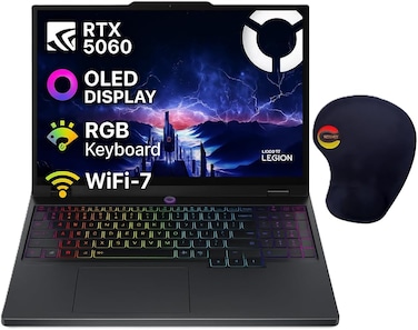 Lenovo Legion 5 15IRX10 &ndash; 15.1&Prime; OLED WQXGA 165 Hz   Intel Core i7-14700HX   RTX 5060 8 GB (GDDR7)   16 GB DDR5   1 TB PCIe-NVMe SSD   Wi-Fi 7   RGB Keyboard Eclipse Black With (Consumix Mousepad)