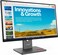Lenovo ThinkVision P24QD-40 Monitor, 24" IPS Display, QHD Resolution, 120Hz Refresh Rate, 4ms (Extreme Mode) Response Time, Anti-Glare, 2mm Side Bezel, USB-C Docking, Eclipse Black   64B1GAT1UK
