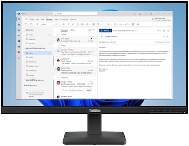 Lenovo Think Vision 23.8" FHD 100hz IPS Monitor 64B5KAT1UK- S24-4e