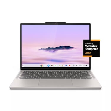 Lenovo Chromebook Plus 14 OLED 14-inch Touchscreen - MediaTek Kompanio Ultra 910, 16GB RAM, 256GB UFS 4.0 - Seashell