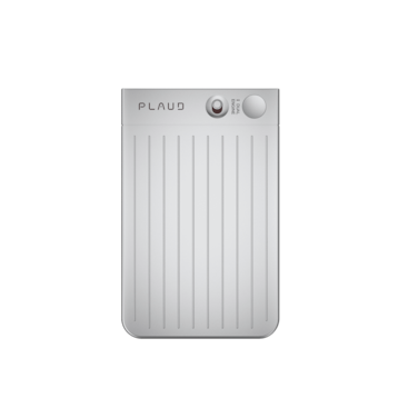 PLAUD NOTE AI Voice Recorder with Black Magnetic Case 64GB - Silver