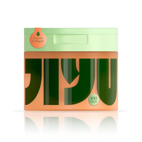 Jiyu Korean Skin Care Toner Pads - Snail Mucin, Centella Asiatica, Niacinamide, Madecassoside, Peptides, &amp; More - for Dark Spots, Wrinkles, Acne-Marks, Redness, Dry Skin, &amp; Elasticity -100 Count