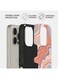 MOBCOS iPhone 16 Pro Max Coral Wave Premium Case Compatible with Hybrid Dual-Layer Hard Shell + Silicone Protection - Scratch-Resistant Shockproof Mobile Cover