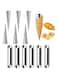 KASTWAVE Cream Horn Molds, 12 Pieces Stainless Steel Cone Shaped and Tubular Shaped Mold for Cannoli Tubes Ice Cream Lady Lock Puff Waffle Pastry Roll Horn Croissant Shell Cream Roll