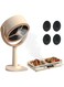 YOUWE7 Mini Desktop Range Hood, Portable Tabletop Vent, Stove Hood Vent Anti Fingerprint, Multiple Filters BBQ Exhaust Hood, Cooking Fume Extractor Perfect for Dormitory, Camping, with 4 filter cotton