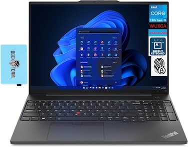 Lenovo ThinkPad E16 Gen 1 Business Laptop 16.0" IPS WUXGA (Intel i5-1335U 10-Core, 16GB RAM, 512GB PCIe SSD, Backlit KYB, Fingerprint, Thunderbolt 4, WiFi 6, Win 11 Pro