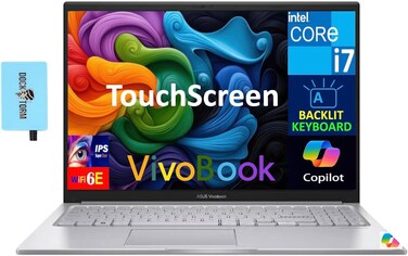 ASUS Vivobook 15 F1504VAP Business Laptop, 15.6" Touchscreen IPS FHD (1920x1080) Display (Intel Core 7 150U (Beats i7-1355U), 40GB RAM, 1TB SSD, WiFi 6, BT 5.1, HD Webcam, Window 11
