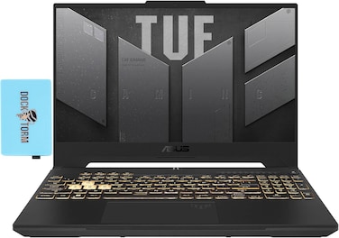 ASUS TUF Gaming F15 Gaming &amp; Entertainment Laptop (Intel i5-12500H 12-Core, 8GB RAM, 512GB SSD, GeForce RTX 3050, 15.6" 144 Hz Full HD (1920x1080), WiFi, Bluetooth, Win 11 Home) with Dockztorm Hub

