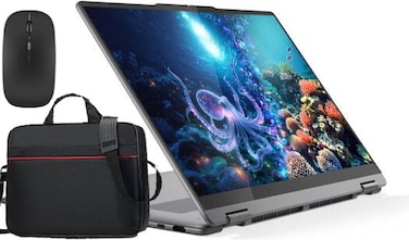 Lenovo Yoga 7i 2-in-1 Gen 10 Laptop, 16" IPS Display, Intel Core Ultra 5 226V, 16GB RAM, 2TB SSD, Intel Arc Graphics, Eng Backlit Keyboard, Win11 Home, Grey, Free MS Office 2024 +  bag + Mouse