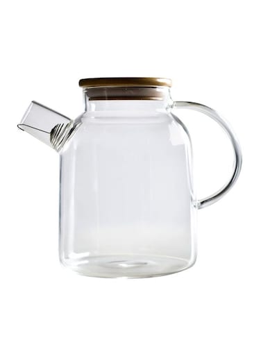 Art Minimalist Glass Teapot with Lid, Heat-Resistant Borosilicate Tea Kettle, Clear 13.5 x 6.8 x 18.5cm, Perfect for Loose Leaf &amp; Flowering Tea ,Glass Teapot, Clear Tea Kettle, Borosilicate Teapot, Minimalist Tea Maker, Loose Leaf Tea Pot, Heat Resistant Glass Kettle, Small Glass Teapot, Tea Serving Pot, Flowering Tea Infuser, Modern Kitchenware, Transparent Tea Pot, UAE Kitchen Supplies. Clear 13.5x6.8x18.5cm