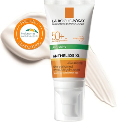 La Roche Posay Laboratoire Dermatologique Anthelios Xl Dry Touch Gel-Cream SPF 50+ 50ml, Oil Control, Anti-Shine Formula, Waterproof, Non-Comedogenic Sunscreen For Oily &amp; Sensitive Skin