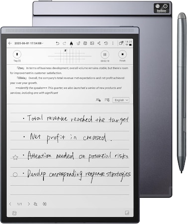 iFLYTEK Ainote Air 2 8.2" Paper Tablet with ChatGPT, Handwriting &amp; Voice-to-Text Digital Notebook, 32GB - Gray (International Version)