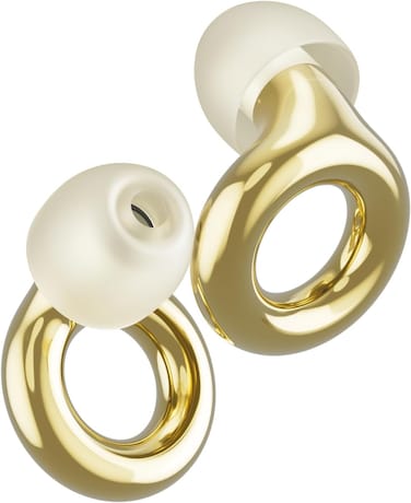 Loop Experience 2 Ear Plugs &ndash; Stylish Certified Hearing Protection for Concerts &amp; Festivals, Live Events, Musicians, Sports, DJs and Nightlife &ndash; 17dB Noise Reduction Earplugs (High-Fidelity) Gold